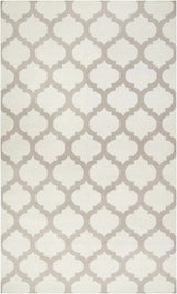 Banks Ivory/Gray Trellis Wool Rug - Clearance - Ornate Home