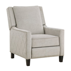 Banks Sand Black Reclining Chair - Ornate Home