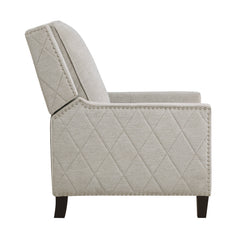 Banks Sand Black Reclining Chair - Ornate Home