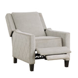 Banks Sand Black Reclining Chair - Ornate Home