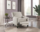 Banks Sand Black Reclining Chair - Ornate Home