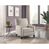 Banks Sand Black Reclining Chair - Ornate Home