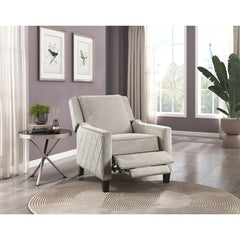 Banks Sand Black Reclining Chair - Ornate Home