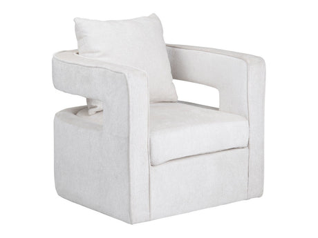 Banks White Accent Chair - Ornate Home