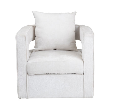 Banks White Accent Chair - Ornate Home