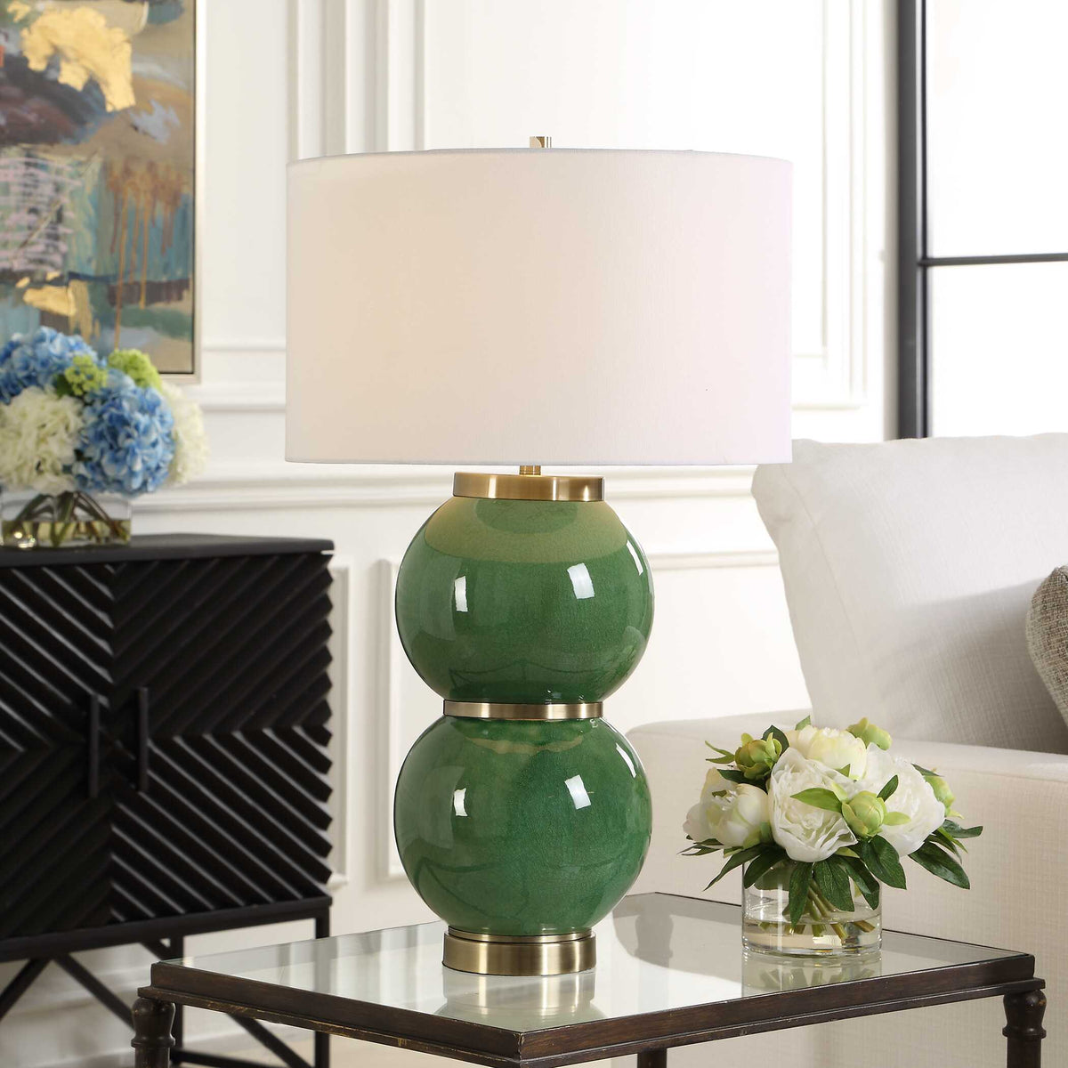 Banner Green Spheres Table Lamp - Ornate Home