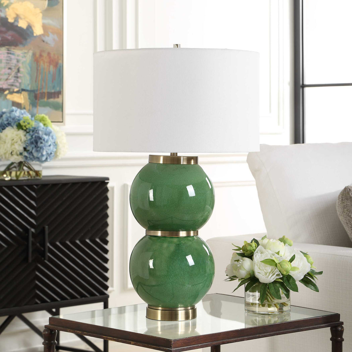 Banner Green Spheres Table Lamp - Ornate Home