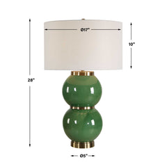 Banner Green Spheres Table Lamp - Ornate Home