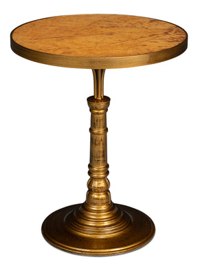 Banner House Gold Side Table - Ornate Home