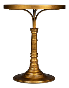 Banner House Gold Side Table - Ornate Home