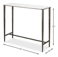 Banswara Silver Console Table - Ornate Home