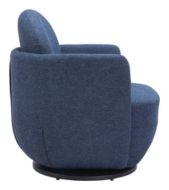 Bant Blue Swivel Chair - Ornate Home