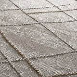 Baqer Bone & Tan Textured Performance Outdoor Rug - Clearance - Ornate Home