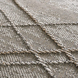 Baqer Bone & Tan Textured Performance Outdoor Rug - Clearance - Ornate Home