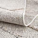 Baqer Bone & Tan Textured Performance Outdoor Rug - Clearance - Ornate Home