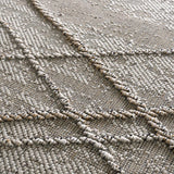 Baqer Bone & Tan Textured Performance Rug - Clearance - Ornate Home