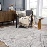 Baqer Bone & Taupe Textured Performance Outdoor Rug - Clearance - Ornate Home