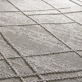 Baqer Bone & Taupe Textured Performance Outdoor Rug - Clearance - Ornate Home