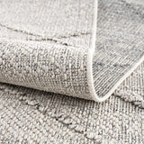 Baqer Bone & Taupe Textured Performance Outdoor Rug - Clearance - Ornate Home