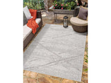 Baqer Bone & Taupe Textured Performance Rug - Clearance - Ornate Home