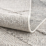 Baqer Bone & Taupe Textured Performance Rug - Clearance - Ornate Home