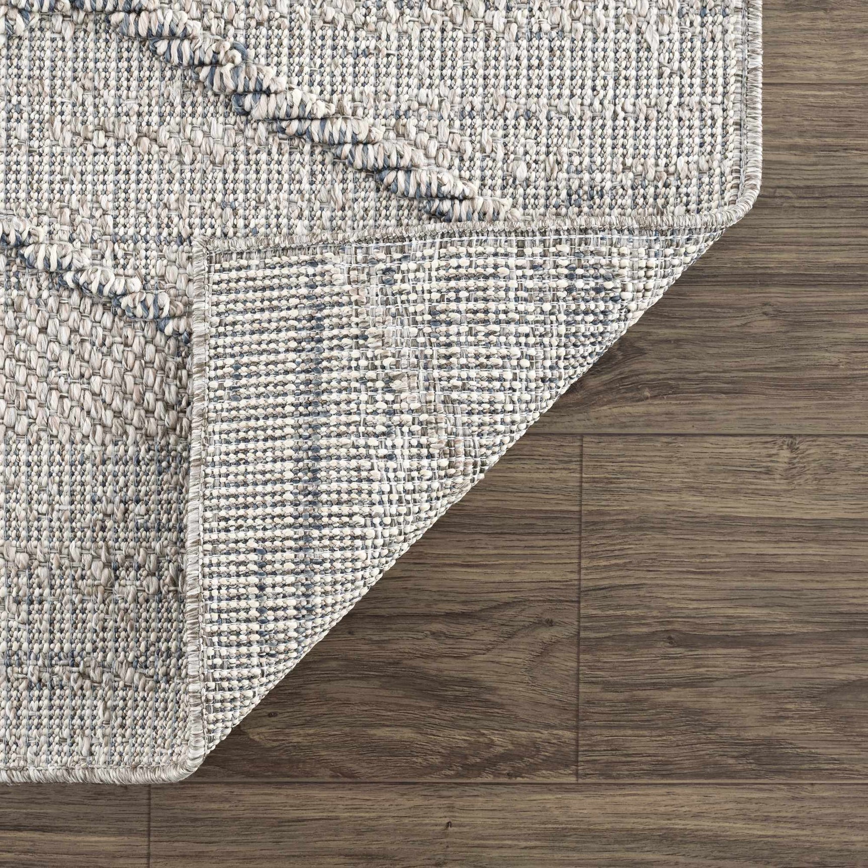 Baqer Taupe & Gray Textured Performance Outdoor Rug - Clearance - Ornate Home