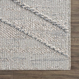 Baqer Taupe & Gray Textured Performance Rug - Clearance - Ornate Home