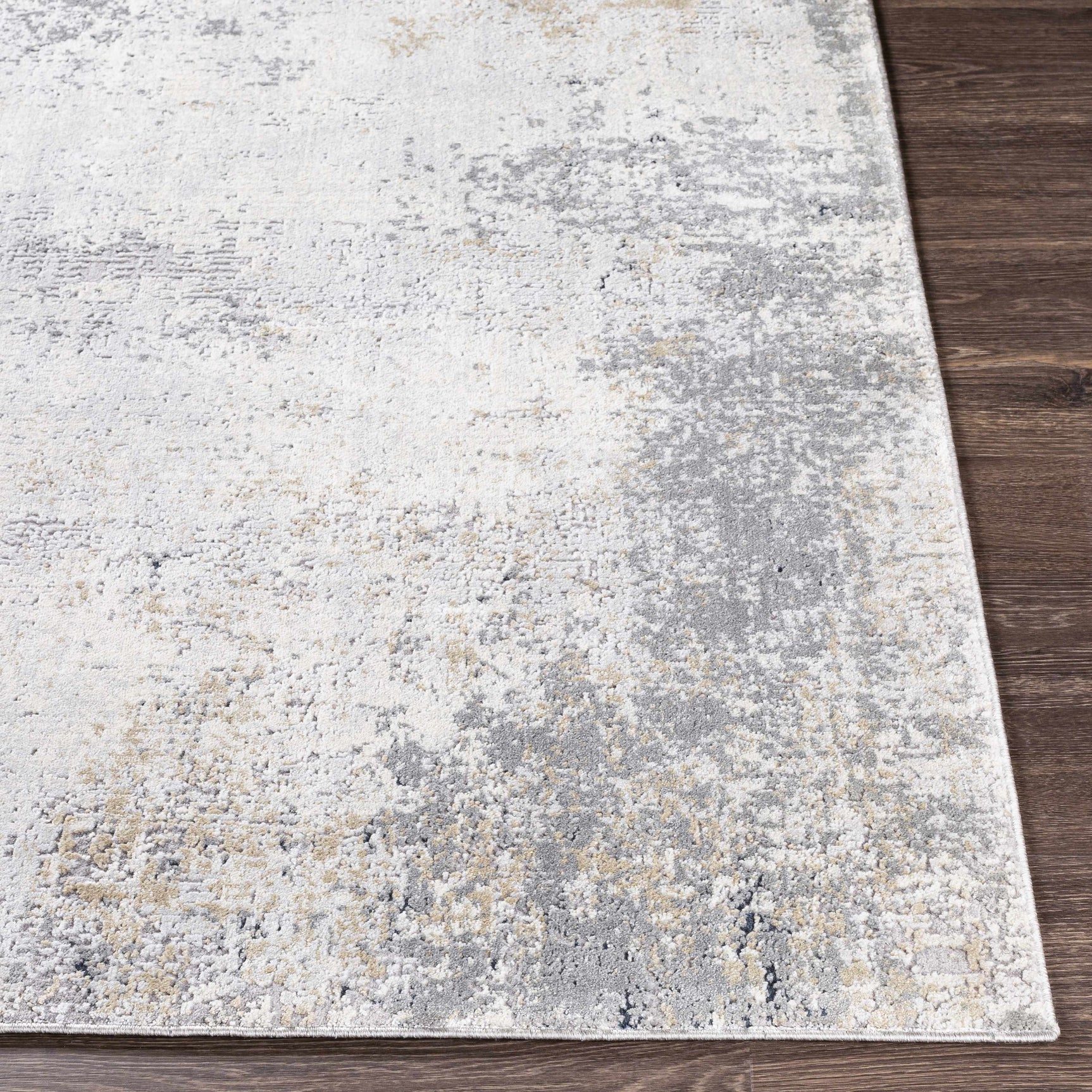 Baranduda Abstract Gray Luxe Rug - Ornate Home