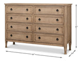 Barbera Vineyards Tan Dresser - Ornate Home