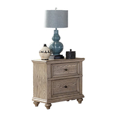Barbour Oak Nightstand - Ornate Home