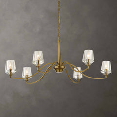 Barcelona Brass 6 Light Chandelier - Ornate Home