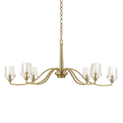Barcelona Brass 6 Light Chandelier - Ornate Home