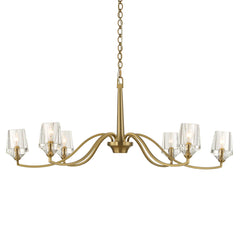 Barcelona Brass 6 Light Chandelier - Ornate Home