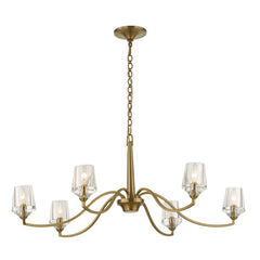 Barcelona Brass 6 Light Chandelier - Ornate Home