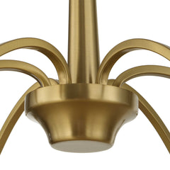 Barcelona Brass 6 Light Chandelier - Ornate Home