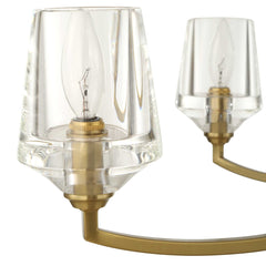 Barcelona Brass 6 Light Chandelier - Ornate Home