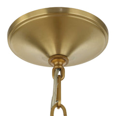 Barcelona Brass 6 Light Chandelier - Ornate Home