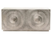 Barcelona German Silver Entertainment Credenza - Ornate Home