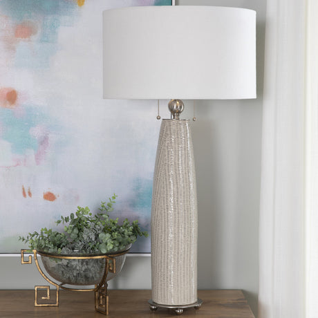 Barclay Beige Table Lamp (Set of 2) - Ornate Home