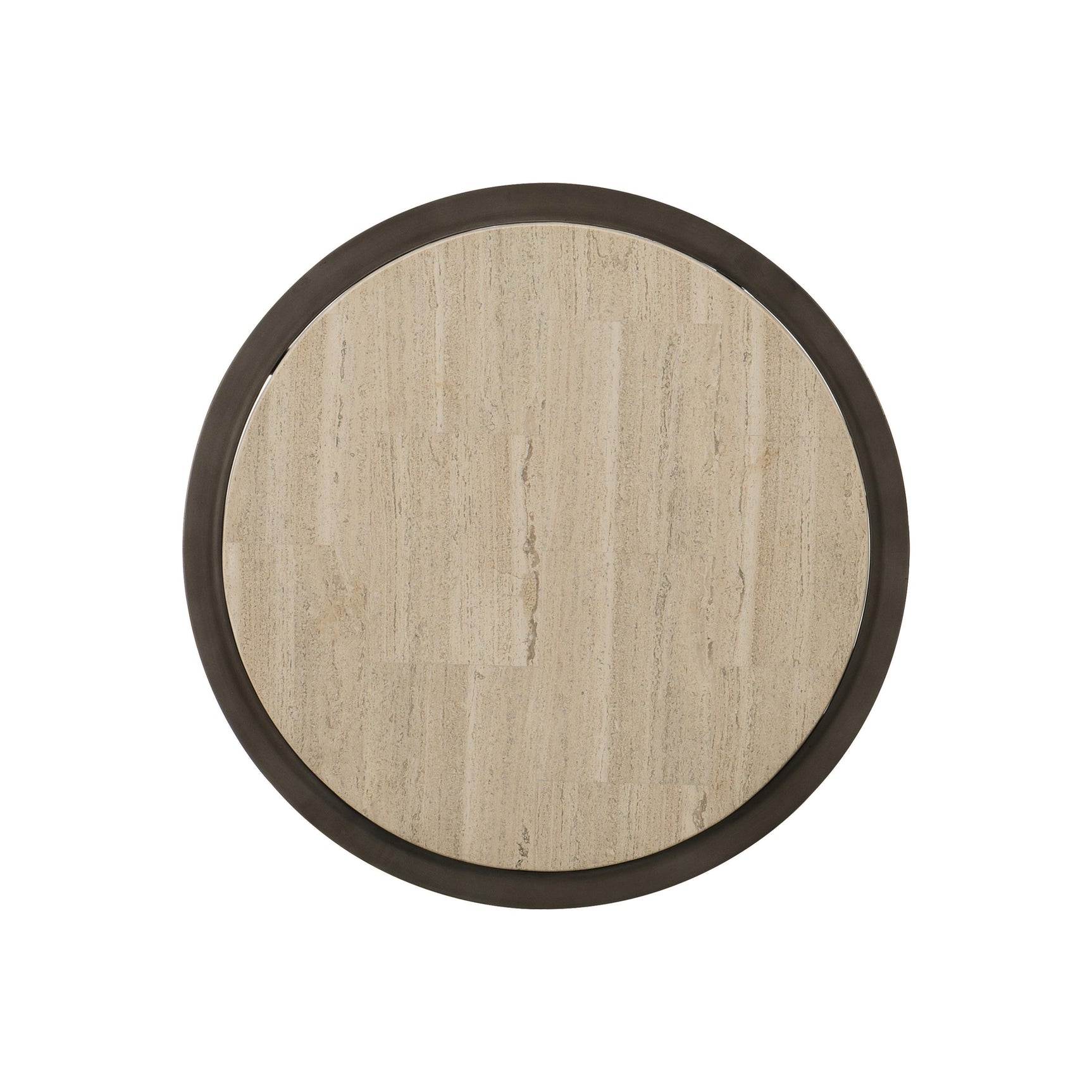 Barclay White/Antique Pewter Side Table - Ornate Home