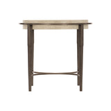 Barclay White/Antique Pewter Side Table - Ornate Home