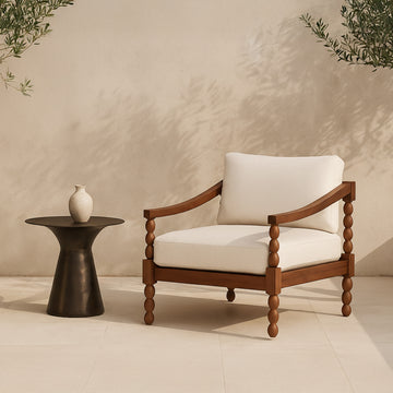 Bardo Deep Bronze Outdoor Side Table - Ornate Home