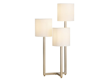 Bardot Brass Triple Arm Lamp - Ornate Home