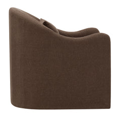 Bardot Cocoa Slipcovered Linen Blend Accent Chair - Ornate Home