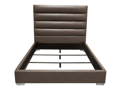 Bardot Grey Eastern King Bed - Ornate Home