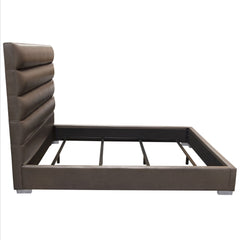 Bardot Grey Eastern King Bed - Ornate Home