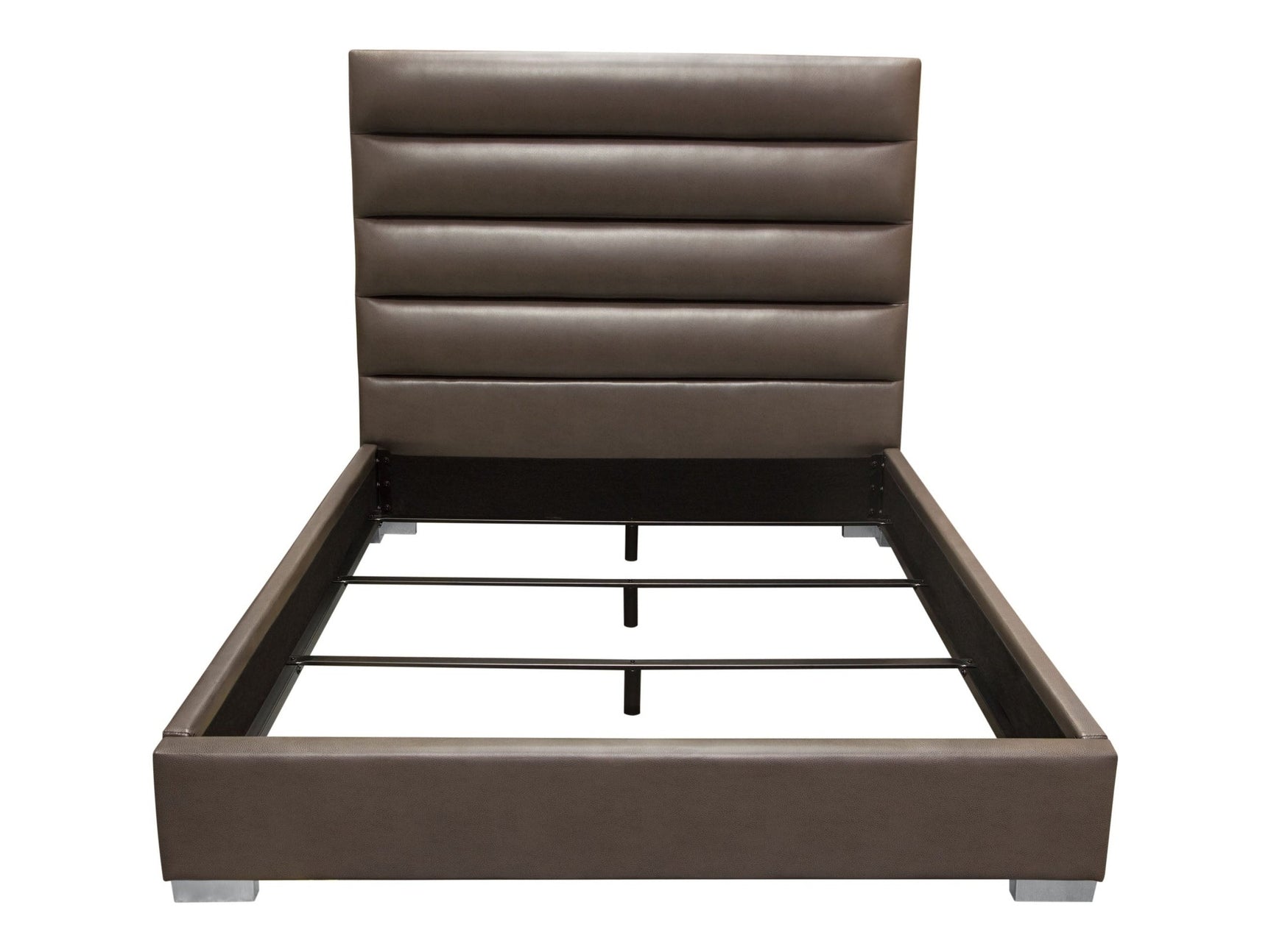 Bardot Grey Queen Bed - Ornate Home