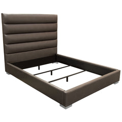 Bardot Grey Queen Bed - Ornate Home