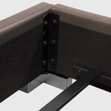 Bardot Grey Queen Bed - Ornate Home