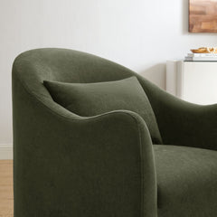Bardot Sage Slipcovered Linen Blend Accent Chair - Ornate Home